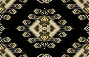 Ikat paisley. Eethnic pattern oriental African American Indonesia, Asia, Aztec motif textile and bohemian.design for background, wallpaper,carpet print, fabric, batik .vector ikat pattern. vector