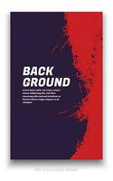 Abstract grunge background cover design with brush strokes concept. Design element for posters, magazines, book covers, brochure template, flyer, presentation. vector