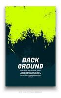 Abstract grunge background cover design with brush strokes concept. Design element for posters, magazines, book covers, brochure template, flyer, presentation. vector