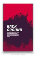 Abstract grunge background cover design with brush strokes concept. Design element for posters, magazines, book covers, brochure template, flyer, presentation. vector