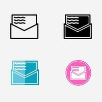 Message icon symbol design, icon design for your business vector