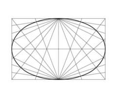 geométrico mundo globo diseño vector modelo