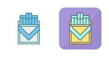 Cigarette Pack Vector Icon