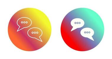 Conversation Bubbles Vector Icon