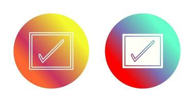 Checkbox Vector Icon