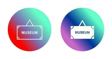 Museum Tag Vector Icon