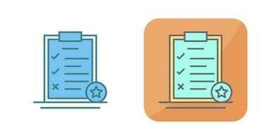 Task List Vector Icon