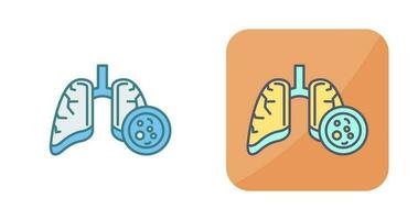 Lung Cancer Vector Icon