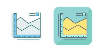 Spline Chart Vector Icon