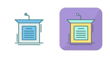 Podium Vector Icon