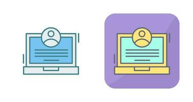 CV Vector Icon