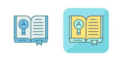 Open Book Vector Icon