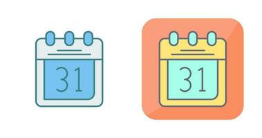 Calendar Vector Icon