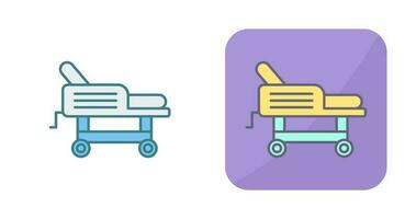 Hospital Bed Vector Icon