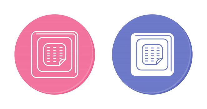 icono de vector de parche de nicotina