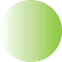 verde y blanco degradado circulo vector