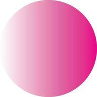 Pink and White Gradient Circle vector