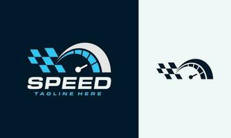 speedometer flag logo vector