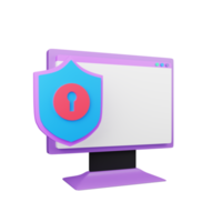 sicurezza servizio 3d icona png