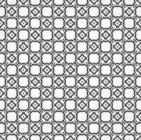 Black and white seamless pattern texture. Greyscale ornamental graphic design. Mosaic ornaments. Pattern template. vector