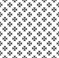 Black and white seamless pattern texture. Greyscale ornamental graphic design. Mosaic ornaments. Pattern template. vector