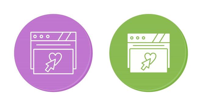 icono de vector de cursor