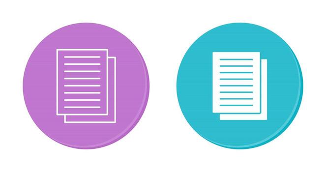 icono de vector de documento