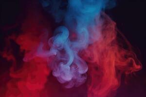 smoke multicolor . photo