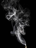 White smoke . photo