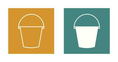 Water Bucket Vector Icon