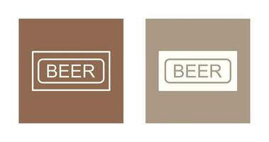 Beer Sign Vector Icon