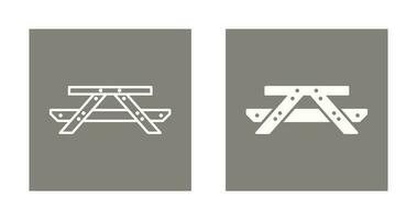 Picnic of Table Vector Icon