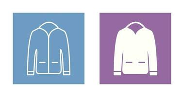 icono de vector de chaqueta de hombre