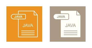 icono de vector de java