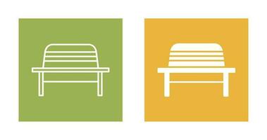 Garden Bench Vector Icon