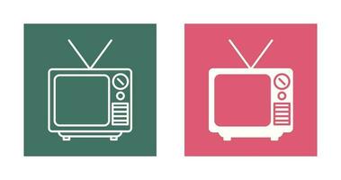 icono de vector de transmisión de televisión