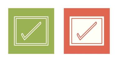 Checkbox Vector Icon