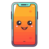 mignonne téléphone portable icône png