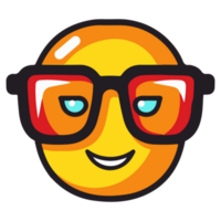 colorful style cute glasses png