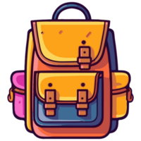 icono linda estudiante mochila png