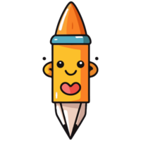 icône de crayon mignon png