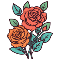 cute roses icon png
