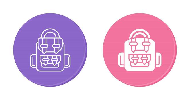 Backpack Vector Icon