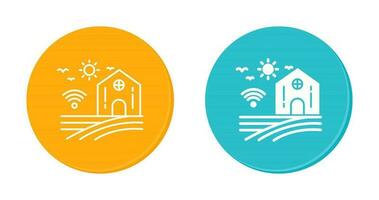 Smart Farm Vector Icon