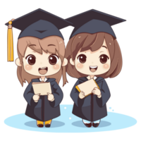 Cartoon Graduate students icon png