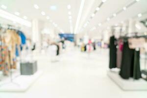 abstract blur and defocused luxury shopping mall and retail store for background photo