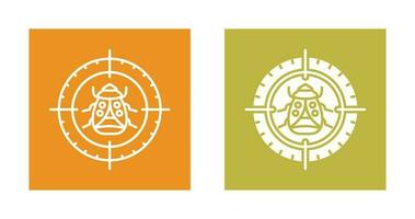 Bug Target Vector Icon