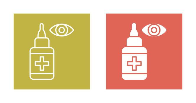 Eye Drop Vector Icon