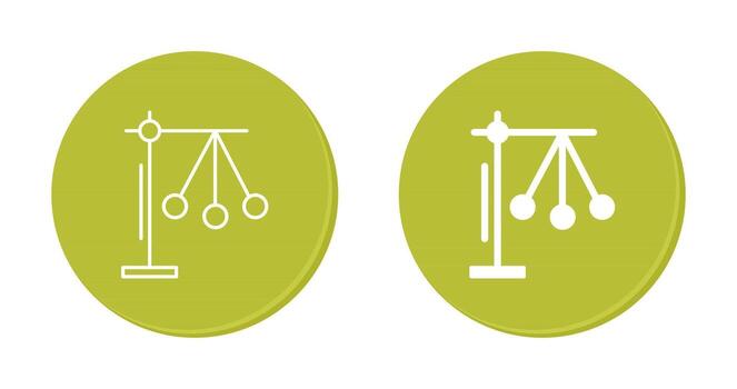 icono de vector de péndulo