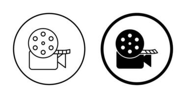 Unique Video Reel Vector Icon